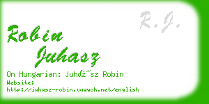 robin juhasz business card